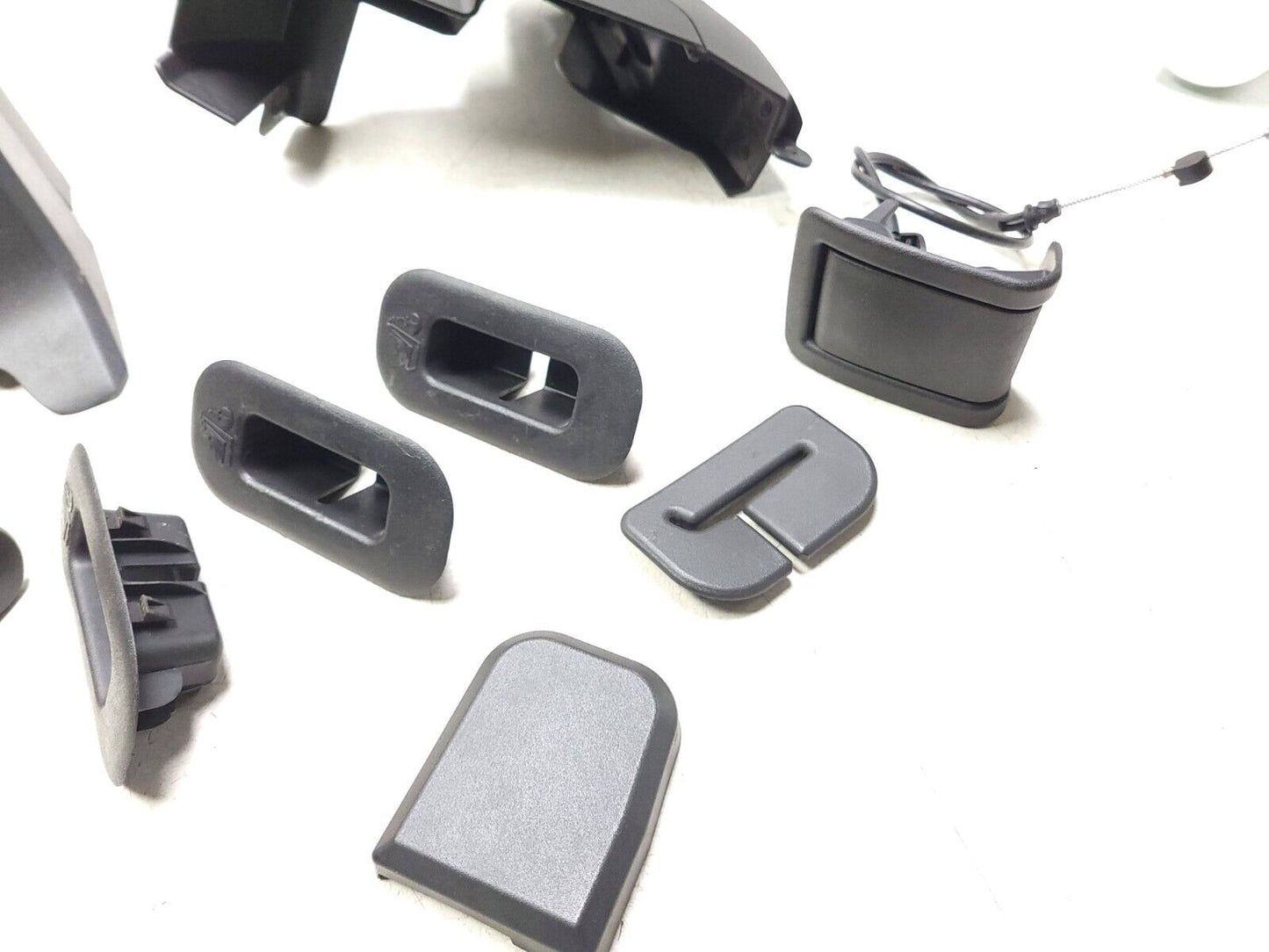 10-15 Chevrolet Equinox Rear Seat Trim Headrest Guide Sleev Fold Lock OEM