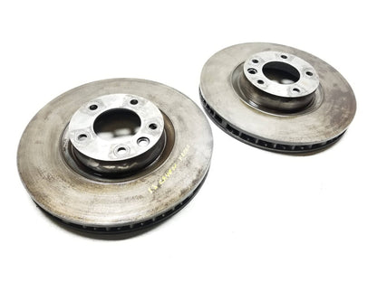 2013 Porsche Cayenne Front Brake Rotor Disc Left & Right 2pcs OEM
