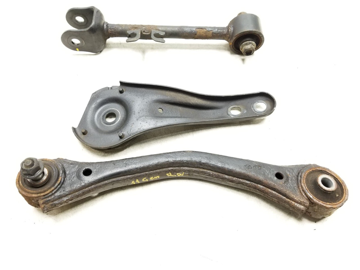 09 - 12 Hyundai Genesis Coupe Rear Control Arm Driver Side Left 4pcs 2.0t OEM
