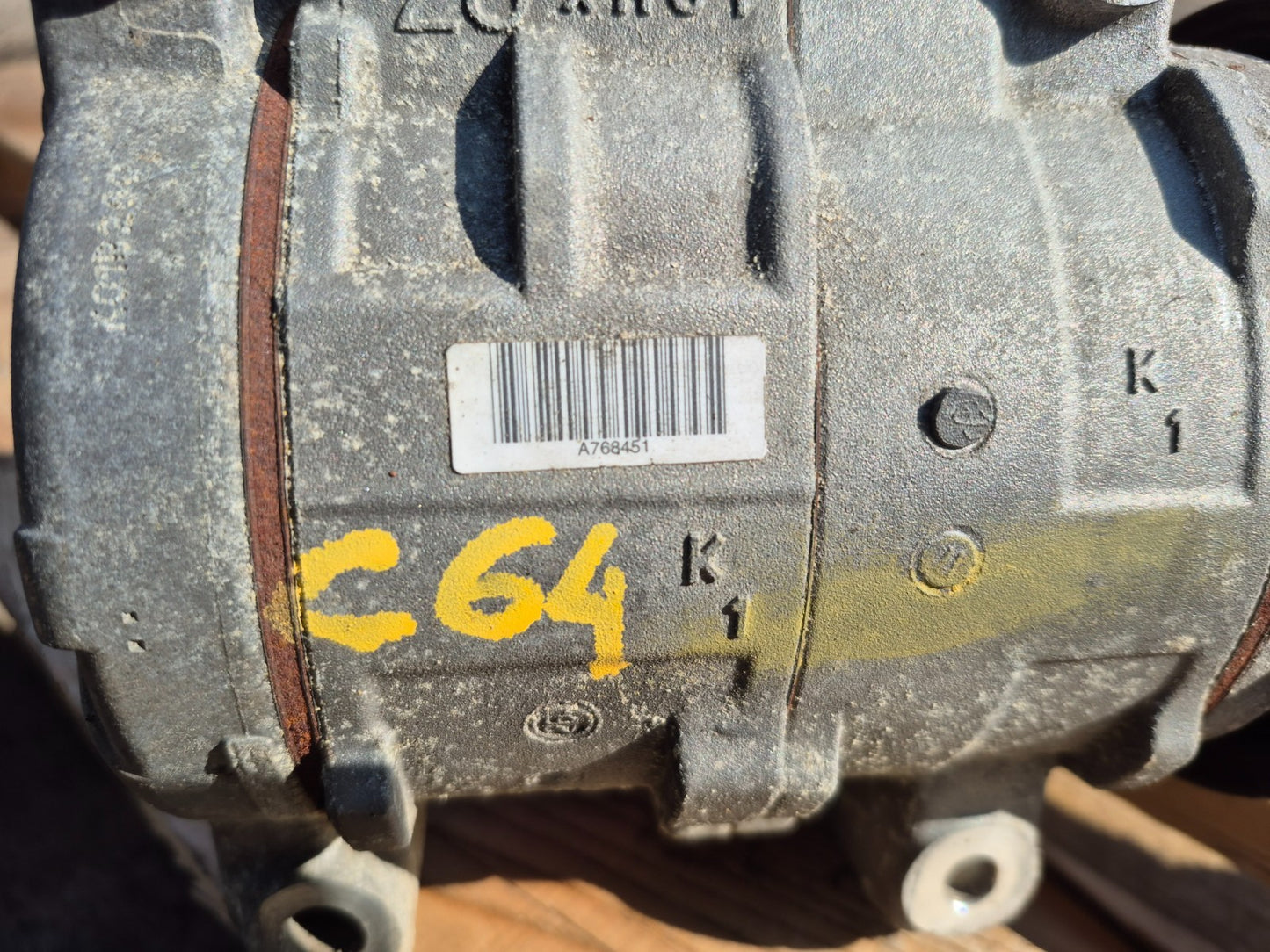 2017 Dodge Journey Ac Compressor 3.6l OEM
