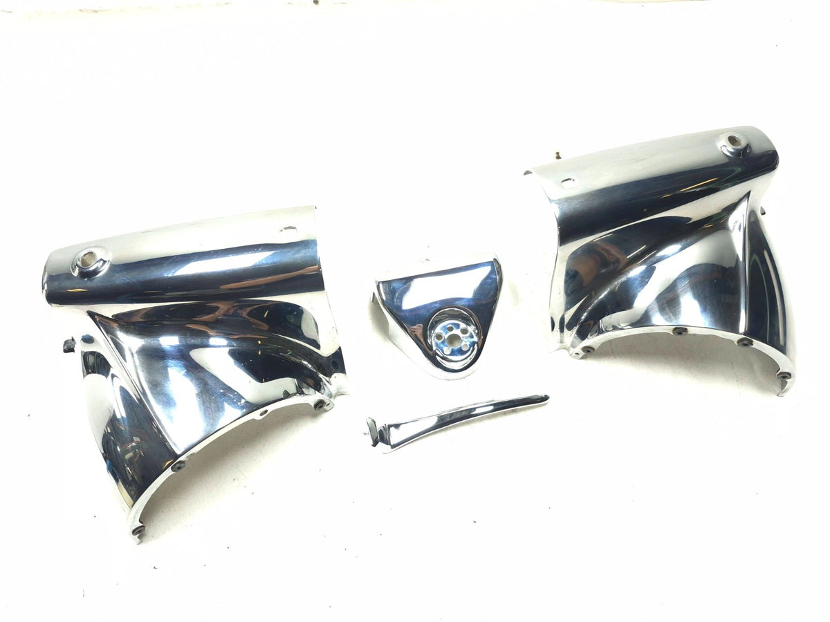 2002 Harley Davidson Touring Road King Headlight & Handlebar Cover 3 Pcs OEM