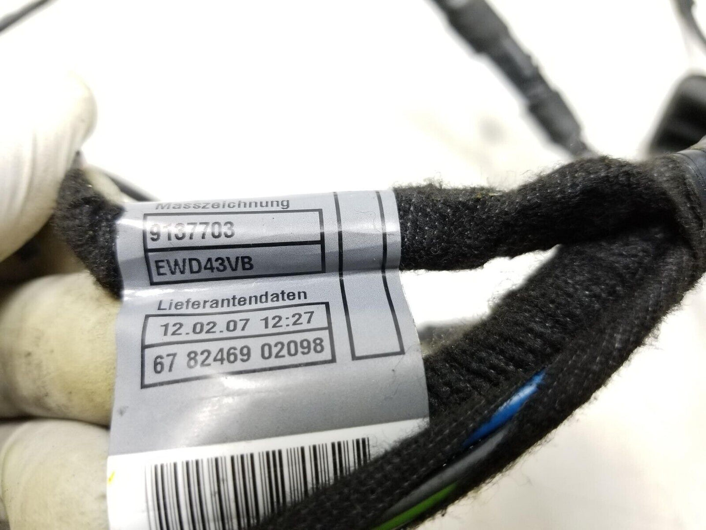 07 - 11 Mini Cooper Door Wire Harness Front Driver Side Left OEM