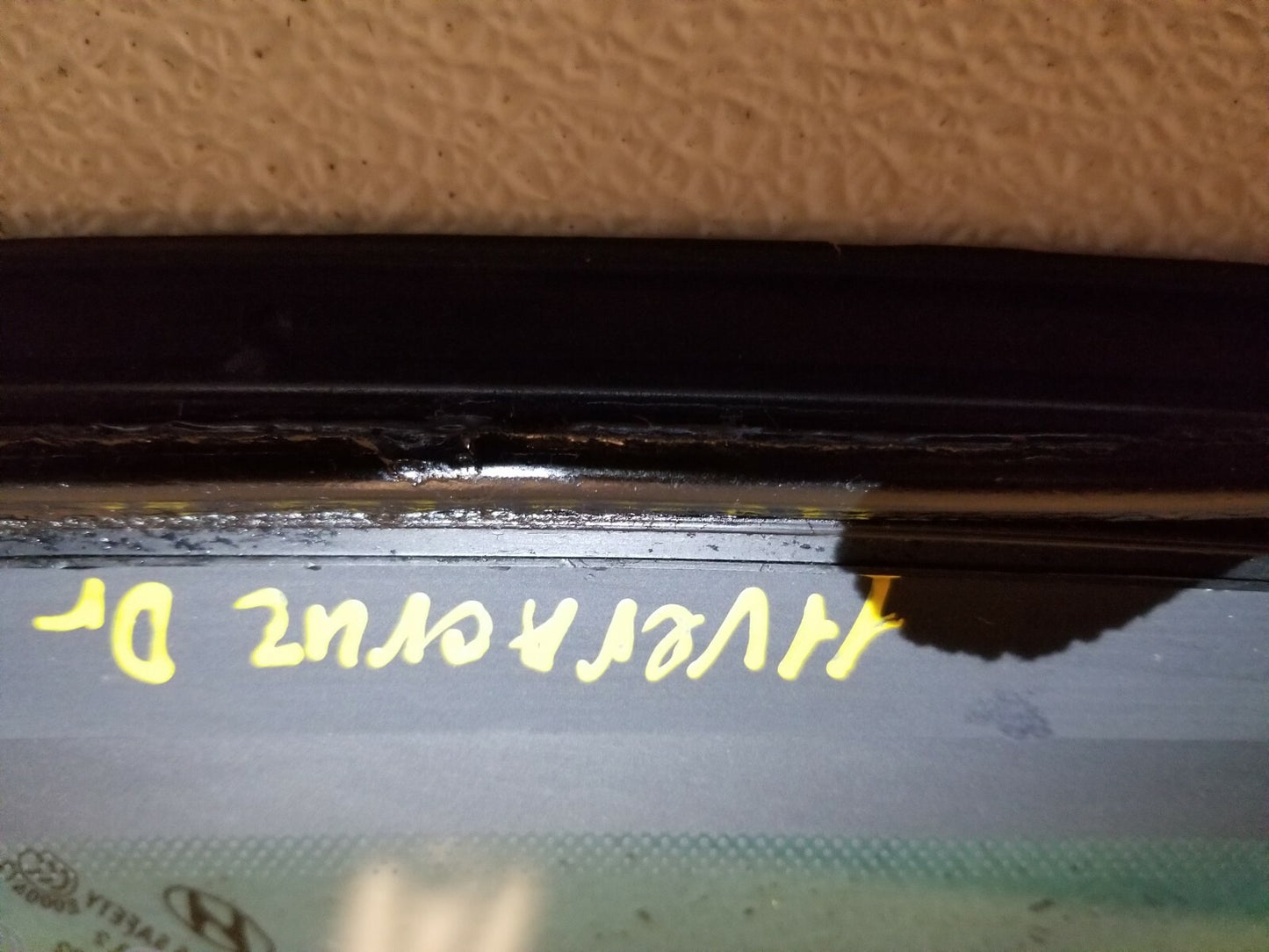 2011 Hyundai Veracruz Rear Quarter Window Glass Left Driver Side OEM