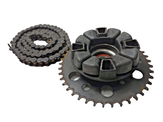 2005 Kawasaki Ninja Zx10r Rear Sprocket & Drive Chain OEM
