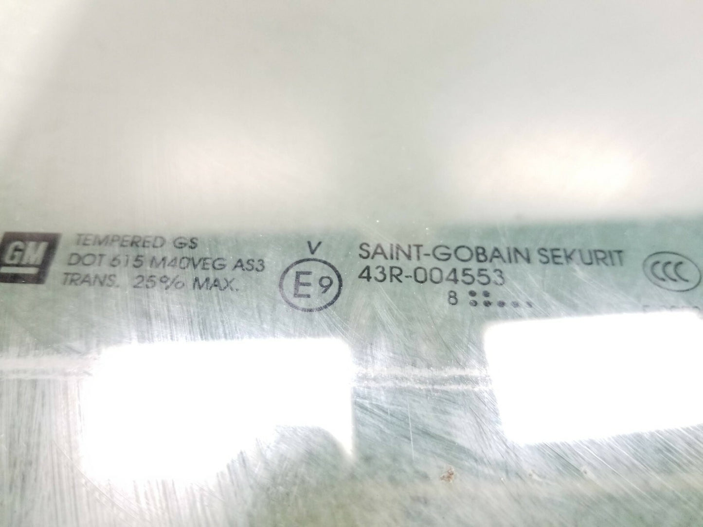 2009 Cadillac Escalade Rear Door Window Glass Driver Left OEM
