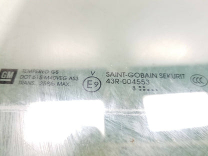 2009 Cadillac Escalade Rear Door Window Glass Driver Left OEM