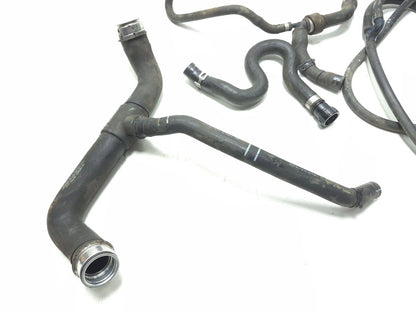 2010 Mercedes S400 Radiator Coolant Hose Tube Pipe 5pcs OEM