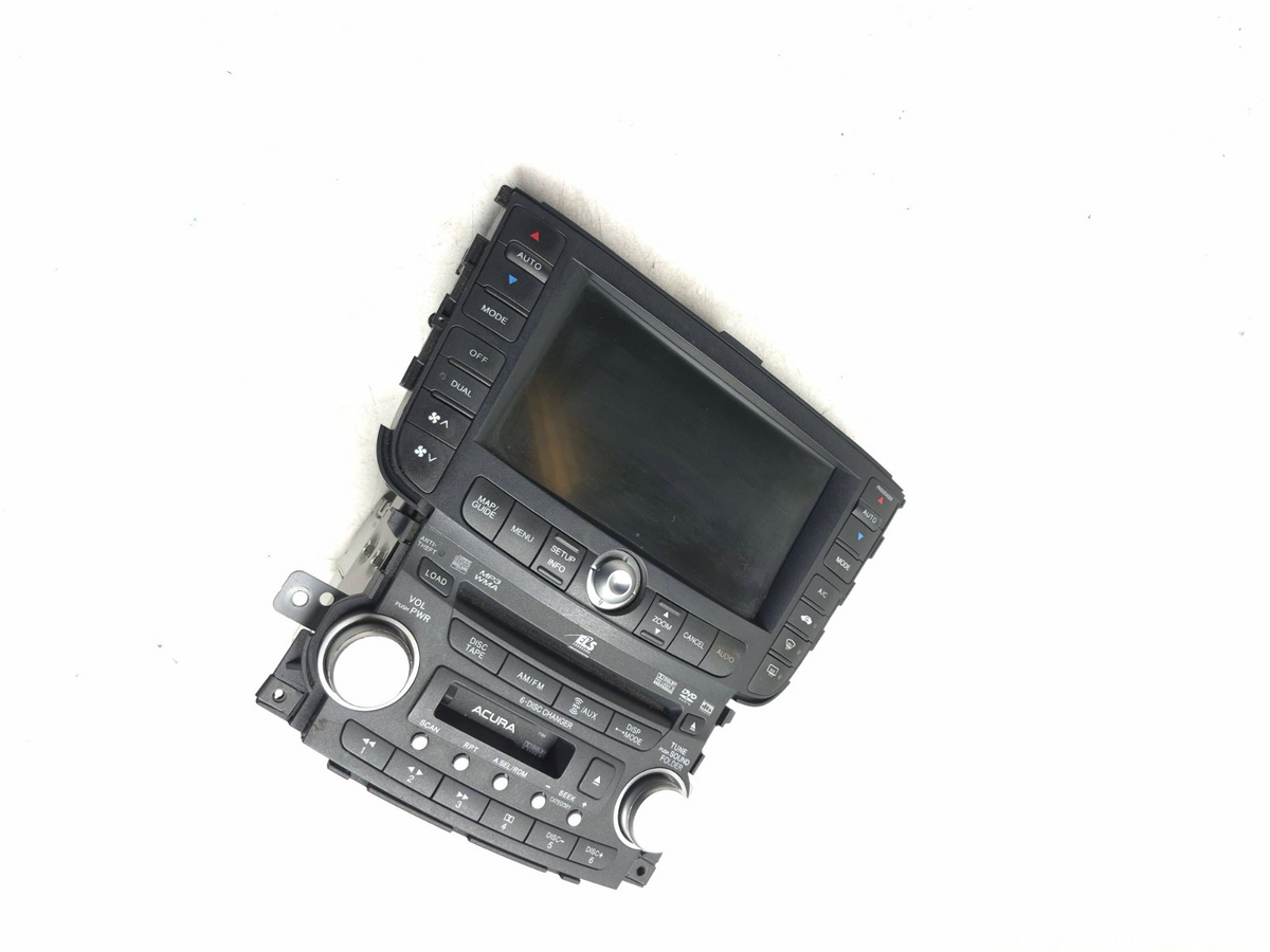 2008 Acura Tl Type-s Radio Receiver W/ Display Screen A/c Control OEM