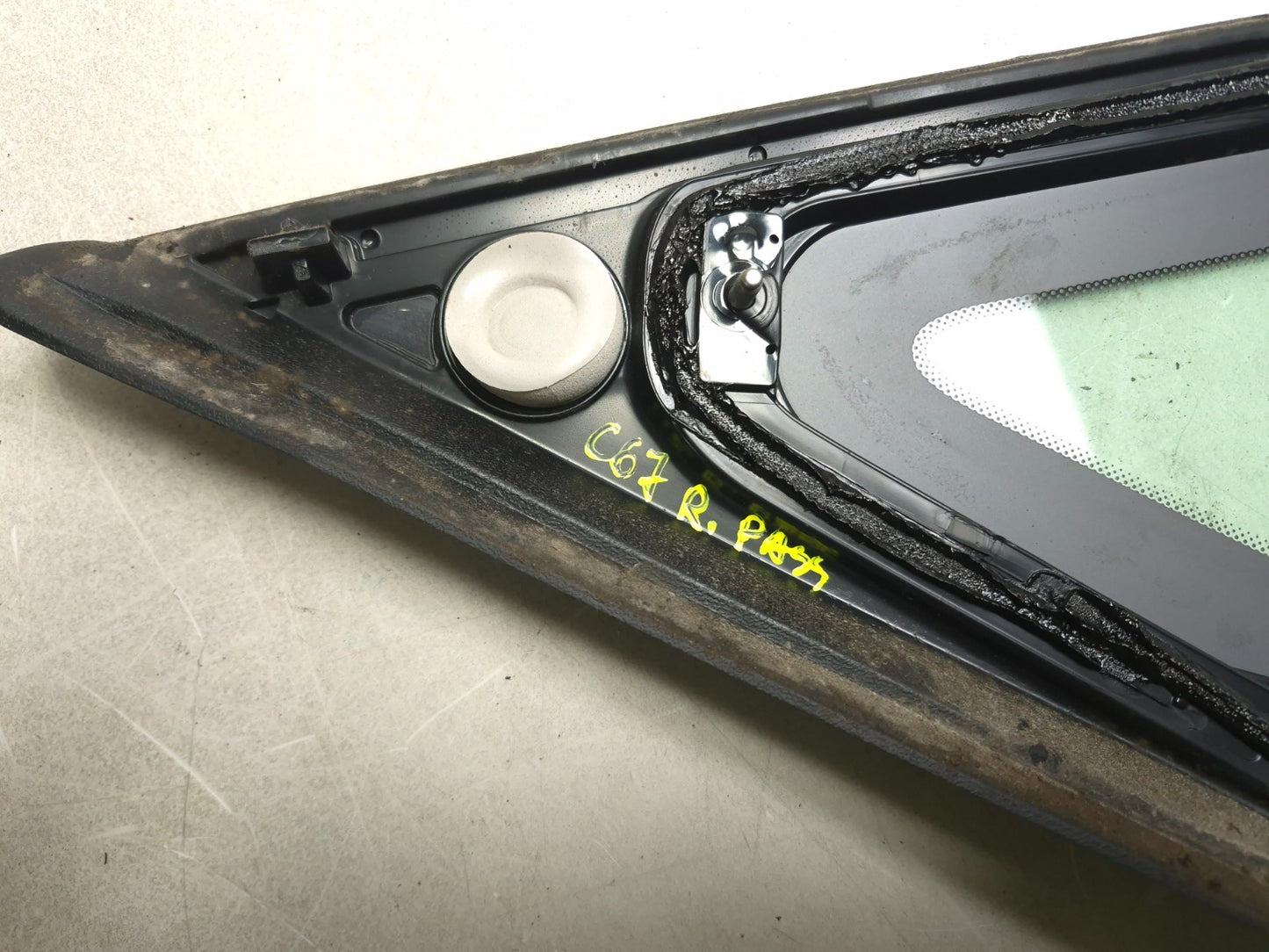 2018 Hyundai Sonata Rear Quarter Vent Glass Right Passenger Side OEM