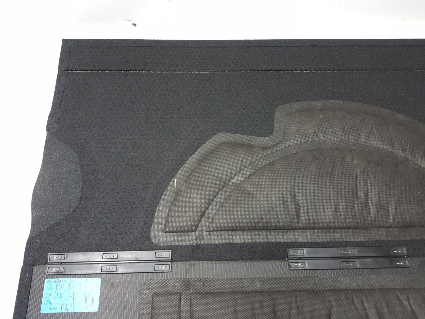 2022 Subaru Crosstrek Rear Trunk Floor Cargo Mat Carpet OEM