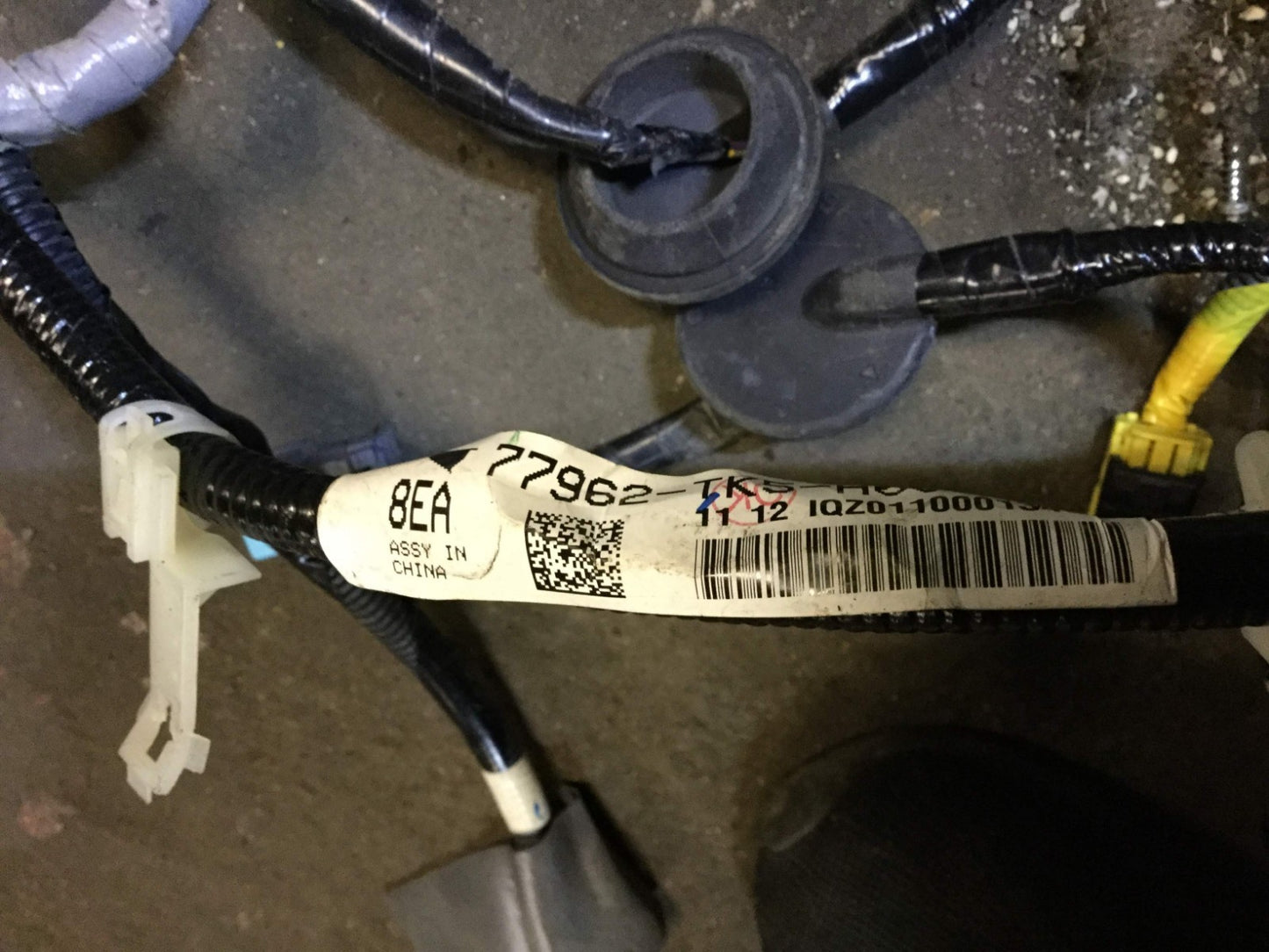 2011 Acura Tl Interior Body Wire Harness Driver Side 32160-tk5-a302 OEM