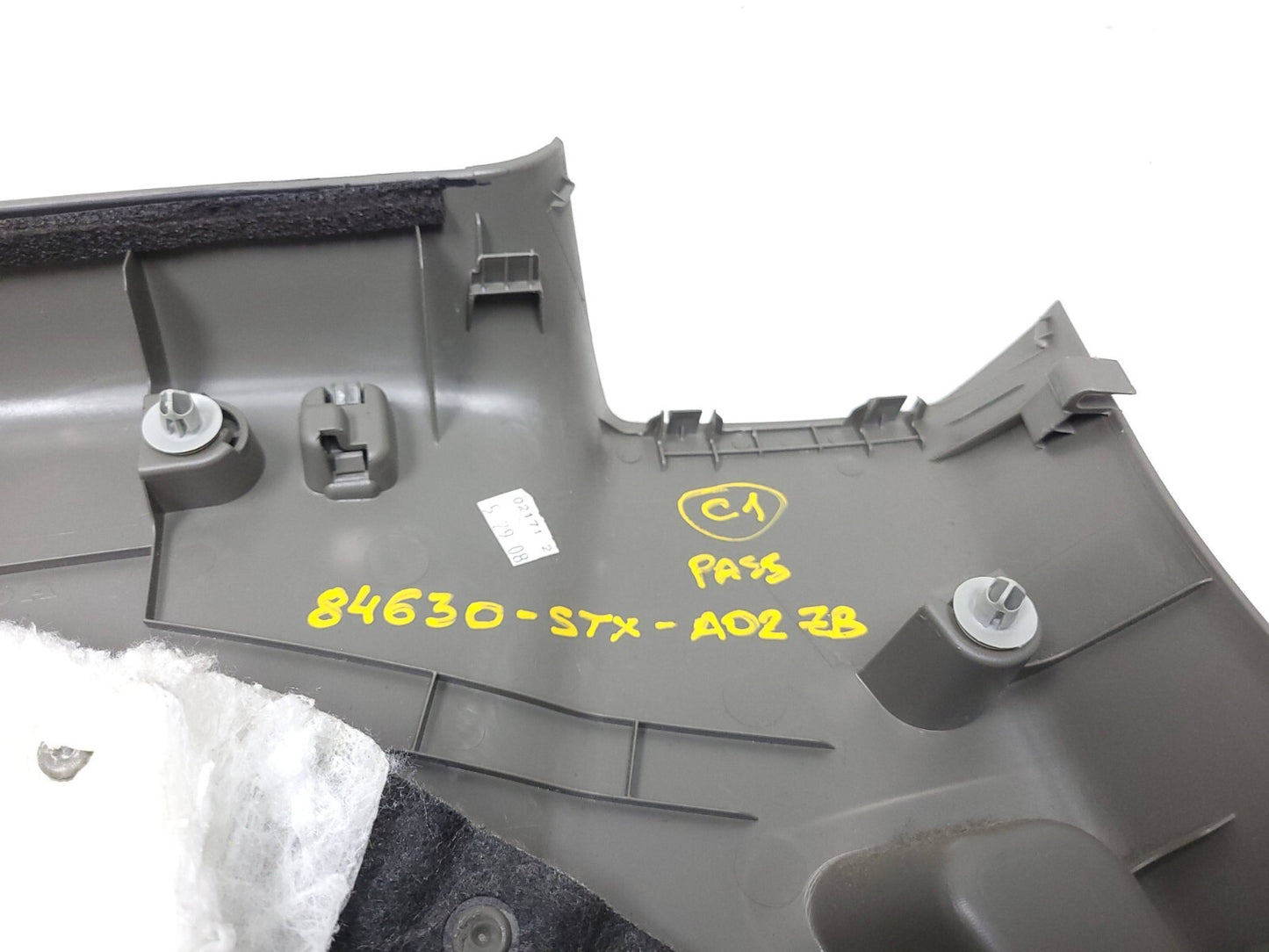 2008 Acura Mdx Trunk Quarter Trim Carpet Left & Right Pair OEM
