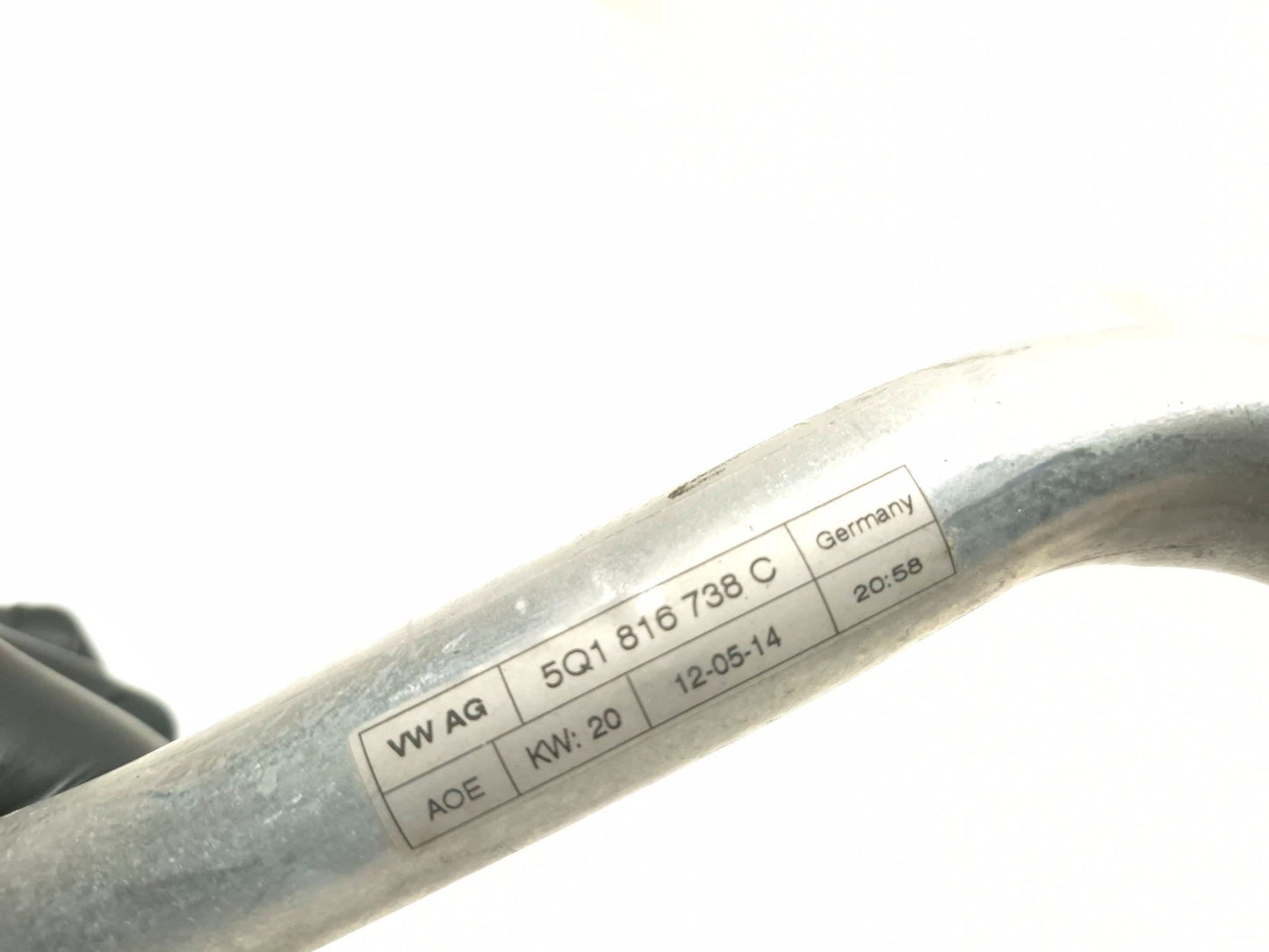 2015 Volkswagen Golf AC Air Conditioning Hose Refrigerant Line Pipe OEM