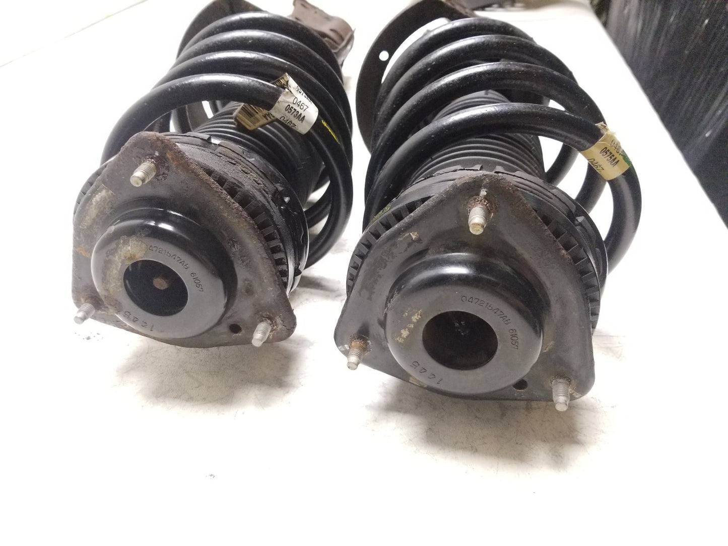 2016 Dodge Grand Caravan Front Shock Strut Absorber With Spring Pair OEM