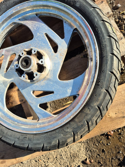 2007 Cf Moto V5 Qlink Legacy 250 Wheel Rim & Tire Front & Rear *straight* OEM