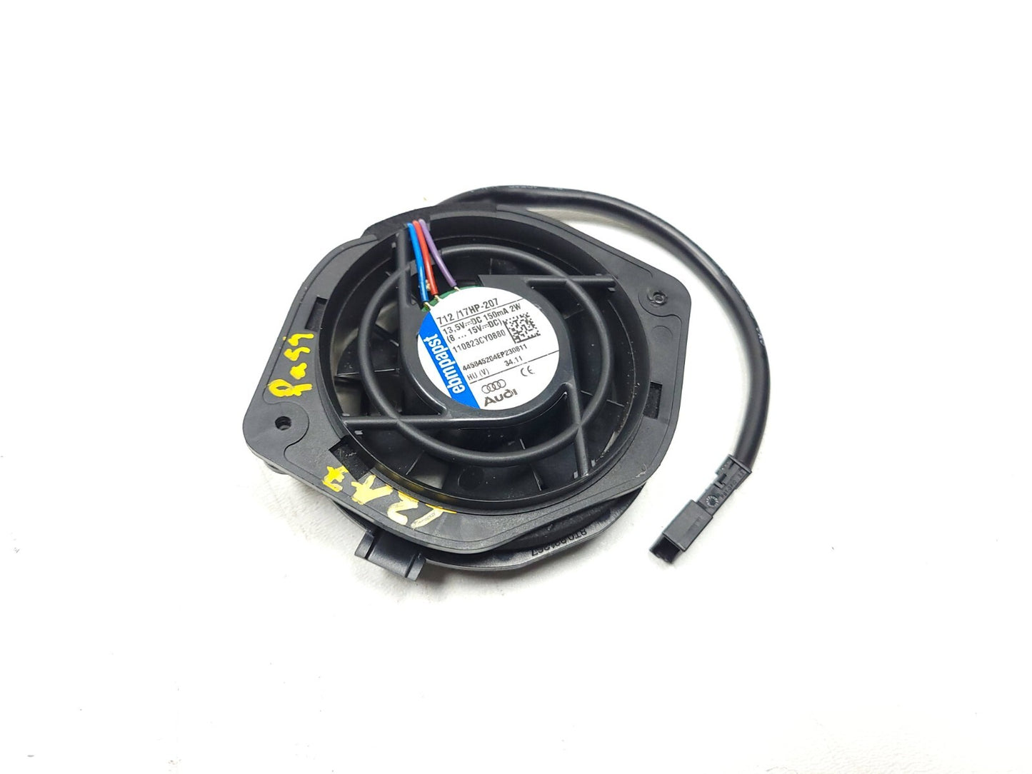 2012 Audi A7 Front Passenger Seat Cooling Fan Blower Pair OEM