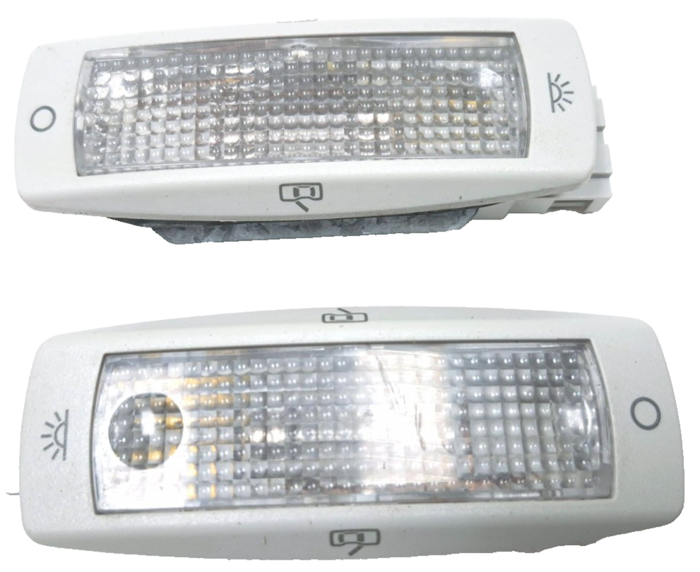 2011 Volkswagen Tiguan Interior Roof Light Lamp 2pcs OEM