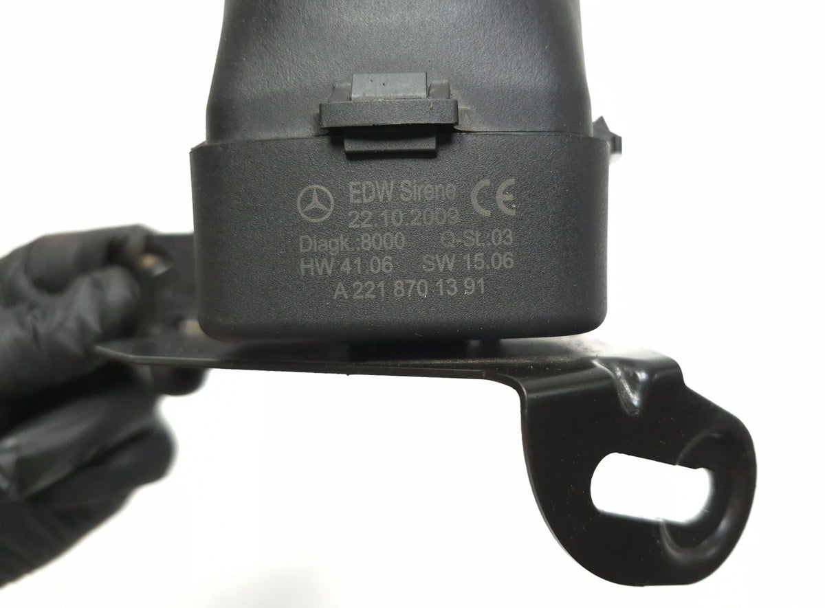 2010 Mercedes S400 W221 Anti Theft Alarm Horn Siren OEM