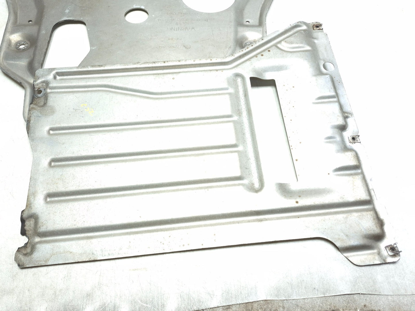 2008 BMW X6 E71 Lower Underbody Shield Belly Pan Skid Plate 2pcsoem