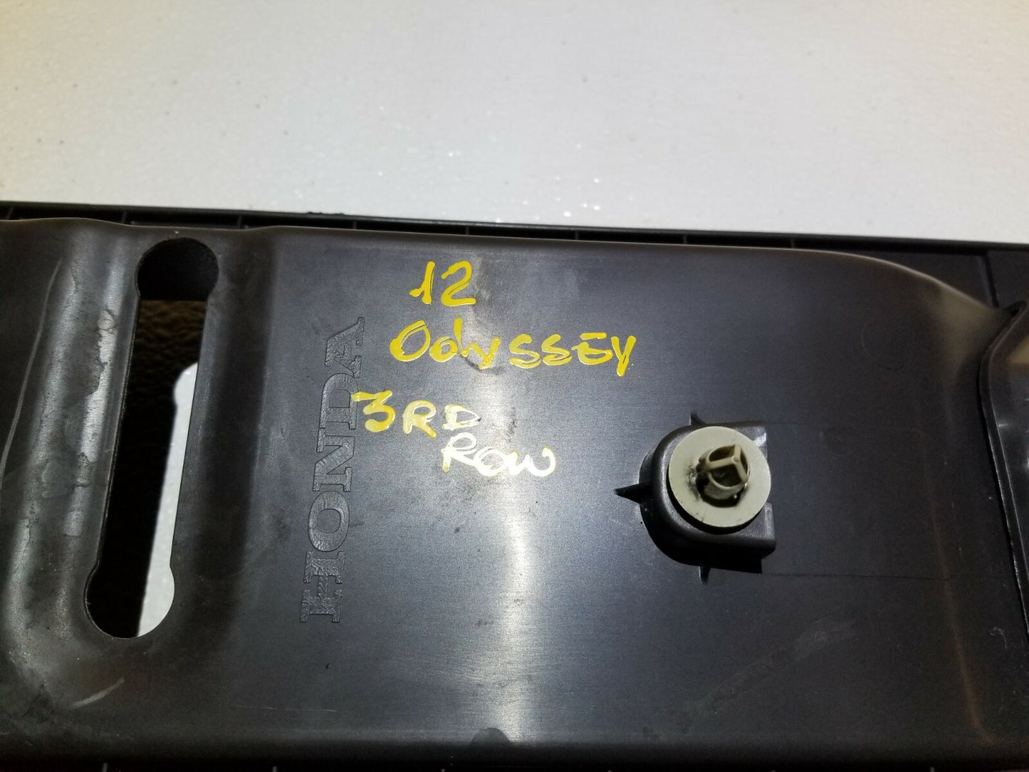 11 12 13 Honda Odyssey Third Row Floor Striker Plate & Outlet Rear Side OEM