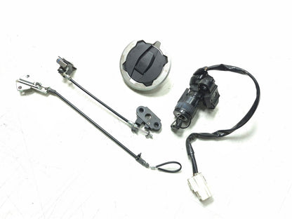 2019 Kawasaki Z400 Er400d Ignition Lock Switch & Fuel Cap & Seat Lock Set OEM