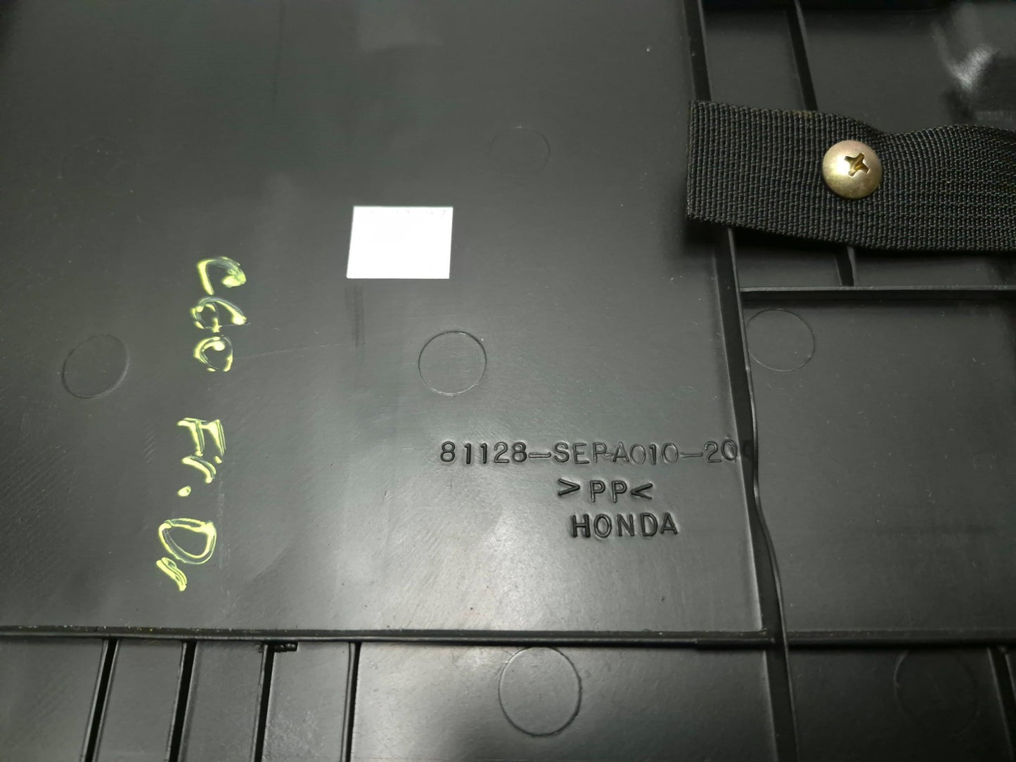 2007 Acura Tl Type-s Front Seat Back Cover Panel Right Passenger Side OEM