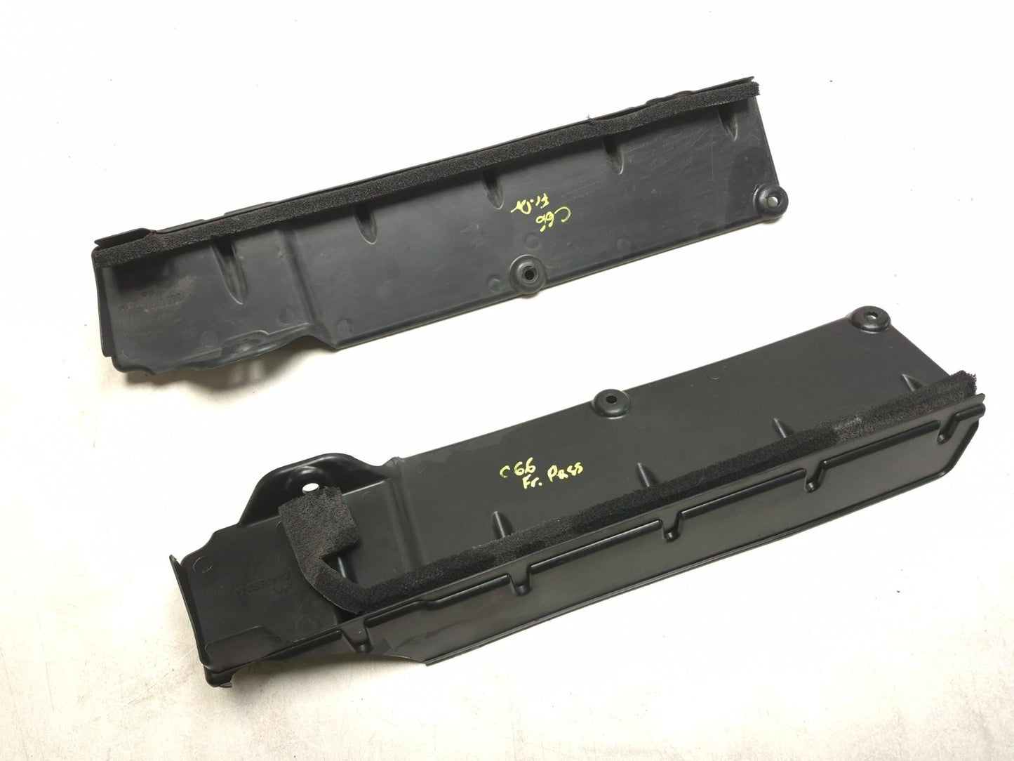 2012 Hyundai Sonata Radiator Lower Cover Trim Left & Right Pair OEM