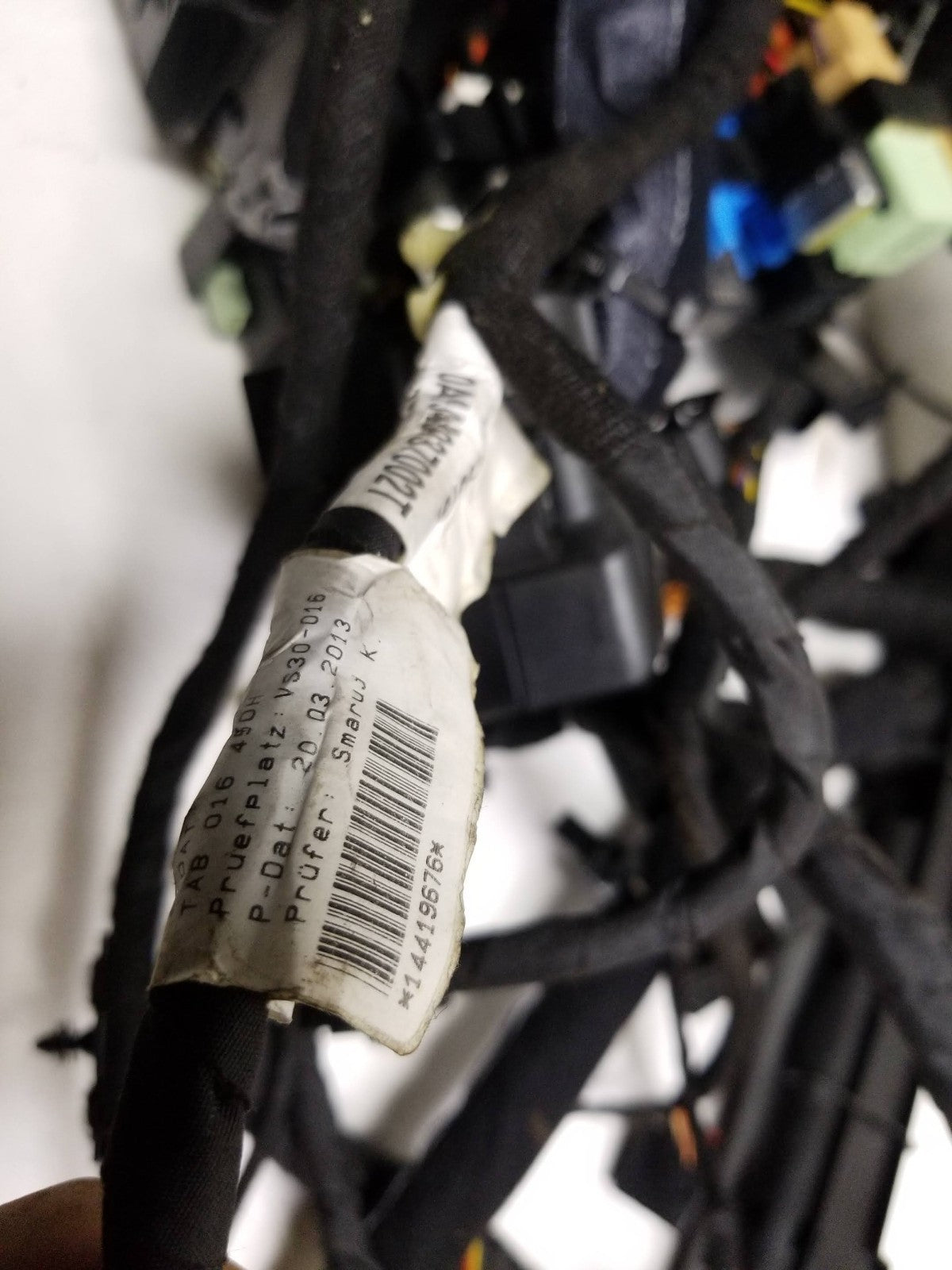 2010 - 2014 VW Golf GTI Interior Wire Harness W/ Fuse Box OEM