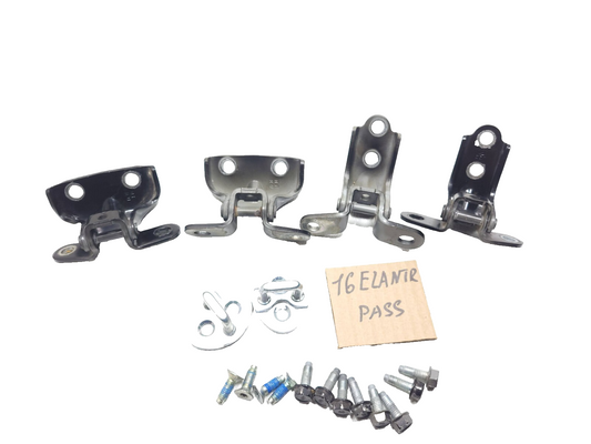 2016 Hyundai Elantra Door Hinge Front & Rear Right Passenger Side Set OEM