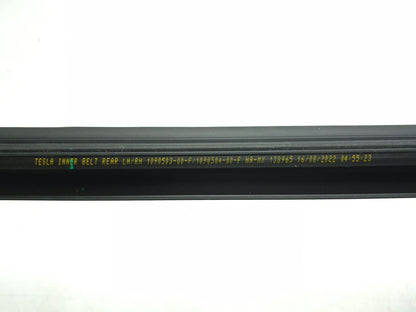 2022 Tesla Model 3 Rear Door Window Belt Molding & Seal Driver Side 3pcs OEM