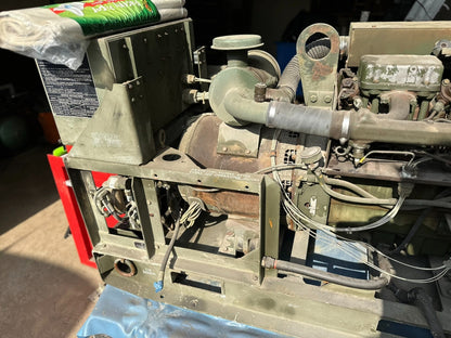 Diesel Generator Engine Mep-003a 10kw 60hz 6-hours Not Working.*need Fuel Line*