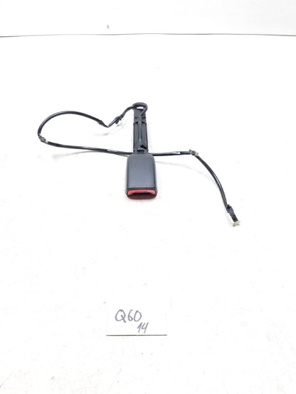 2014 Infiniti Q60 Front Driver Seat Belt Buckle OEM