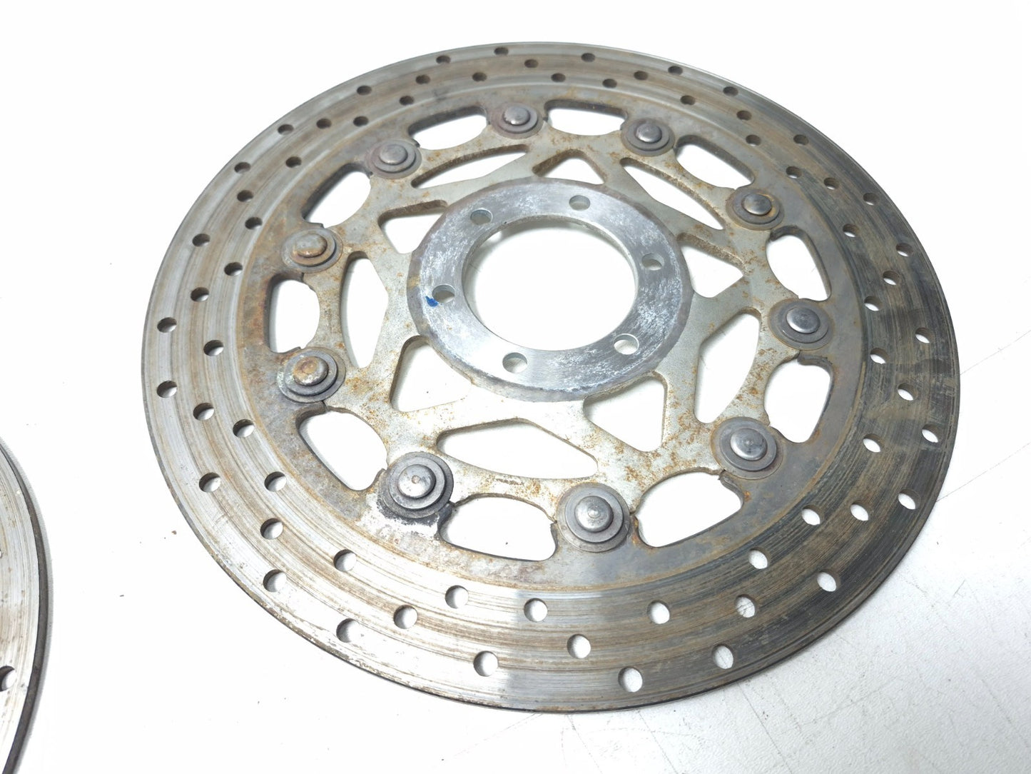 1991 Yamaha Fzr600r Brake Rotor Disc Front & Rear 3pcs OEM