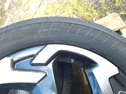 2022 Subaru Crosstrek Wheel Rim W/ Tire 225/55/r18 18x7j 6.3/32 Pair 2 Pcs OEM