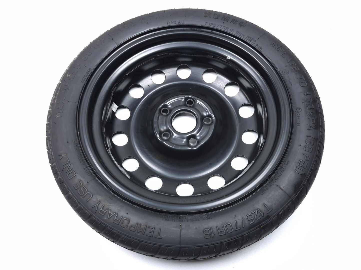 2015 Volkswagen Golf Spare Tire T125/70 R16 OEM