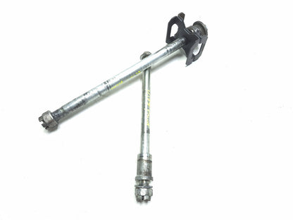 2006 Kawasaki Ninja 250 Ex250 Wheel Axle Front & Rear OEM