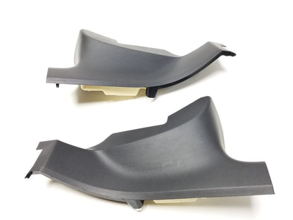 2021 Tesla Model 3 Rear Door Sill Scuff Plate Trim Left & Right Pair OEM