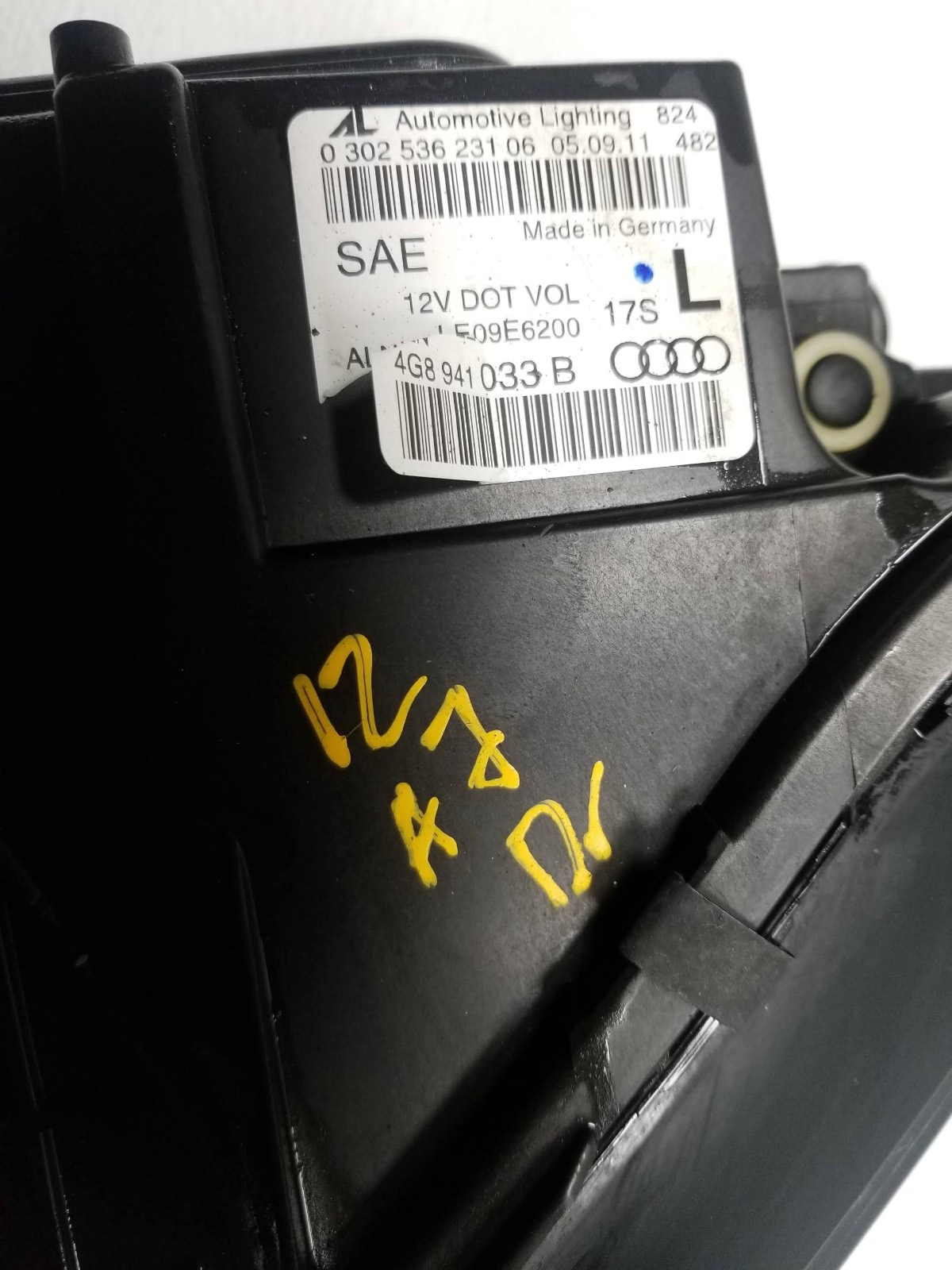 2012 Audi A7 Front Headlight Led Left Driver Side OEM