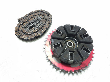 2019 Kawasaki Z400 Er400d Rear Wheel Hub W/ Sprocket & Drive Chain Set OEM