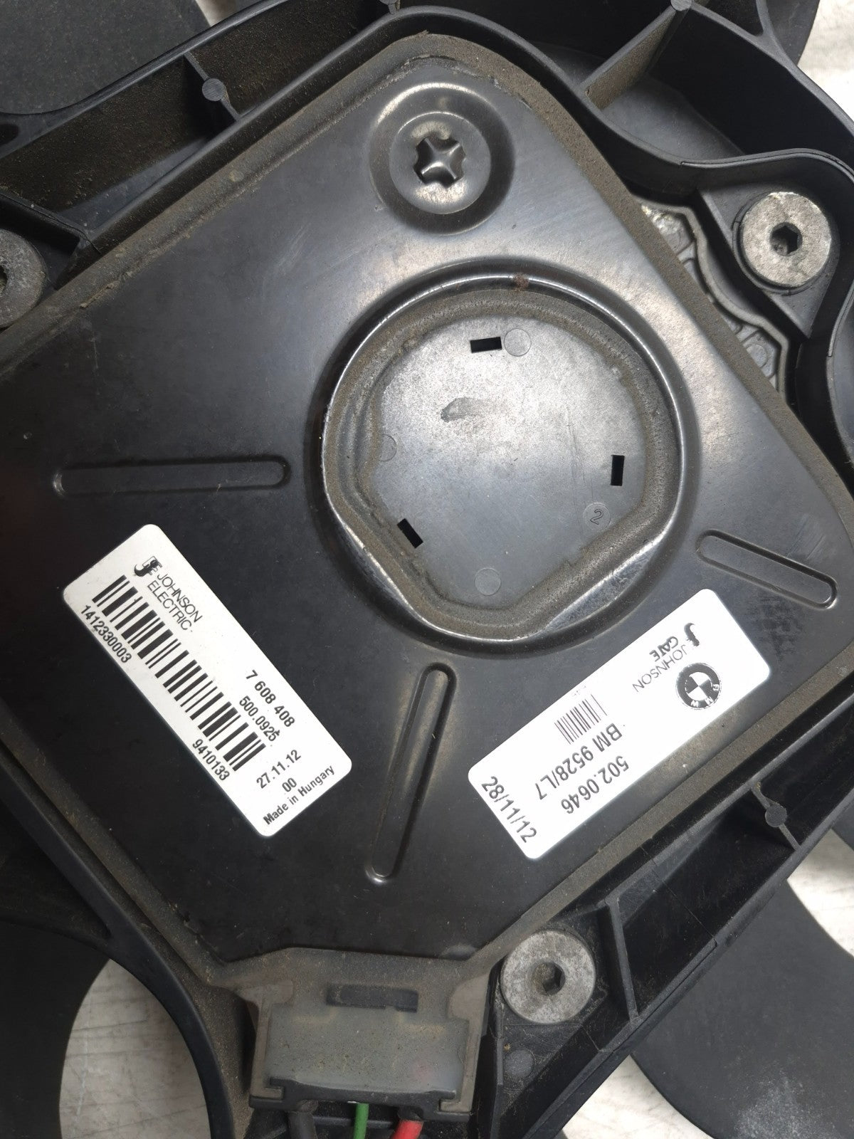 2013 BMW 328ix Radiator Cooling Fan OEM