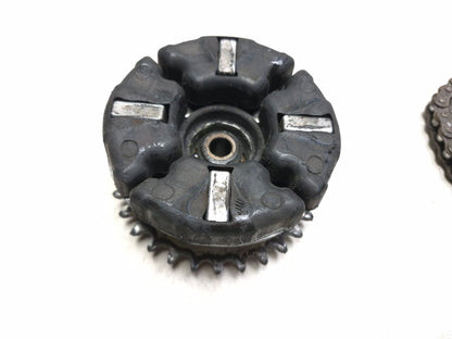 2021 Kawasaki Z125 Pro Br125j Rear Hub W/ Sprocket Assy & Drive Chain OEM
