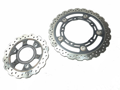 2019 Kawasaki Z400 Er400 Brake Disc Rotor Front & Rear Pair OEM
