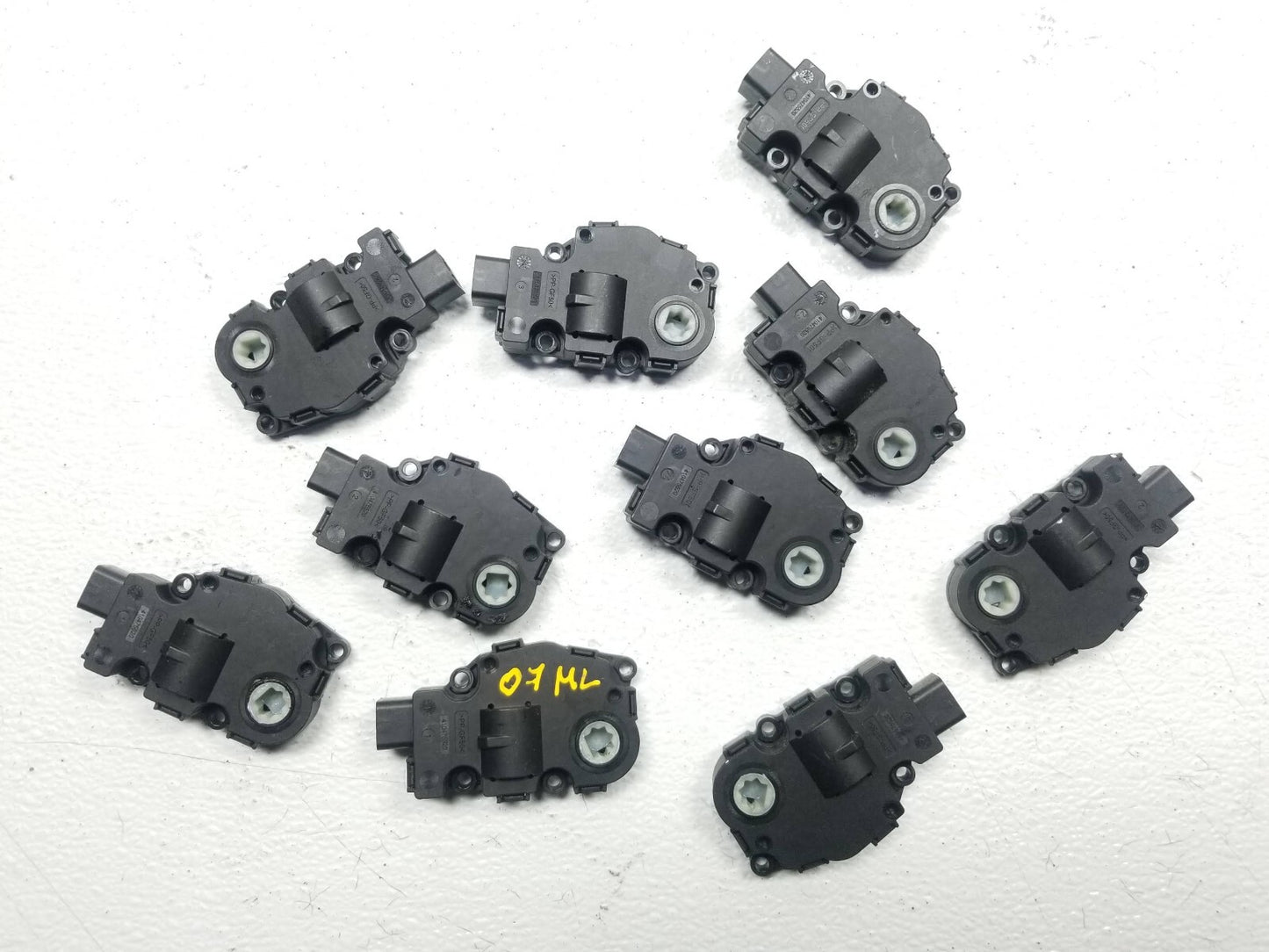2007 Mercedes W164 Ml Ml500 HVAC AC Heater Climate Control Flap Motor 10pcs OEM