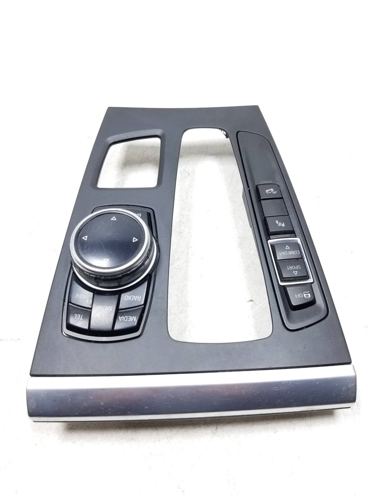 2014 BMW X5 Center Console Shifter Trim Bezel With Switch OEM