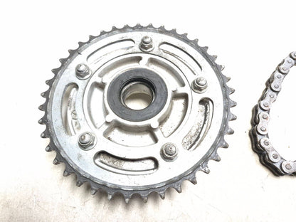 2002 Suzuki V-strom 1000 Dl1000 Rear Wheel Hub Sprocket & Chain OEM