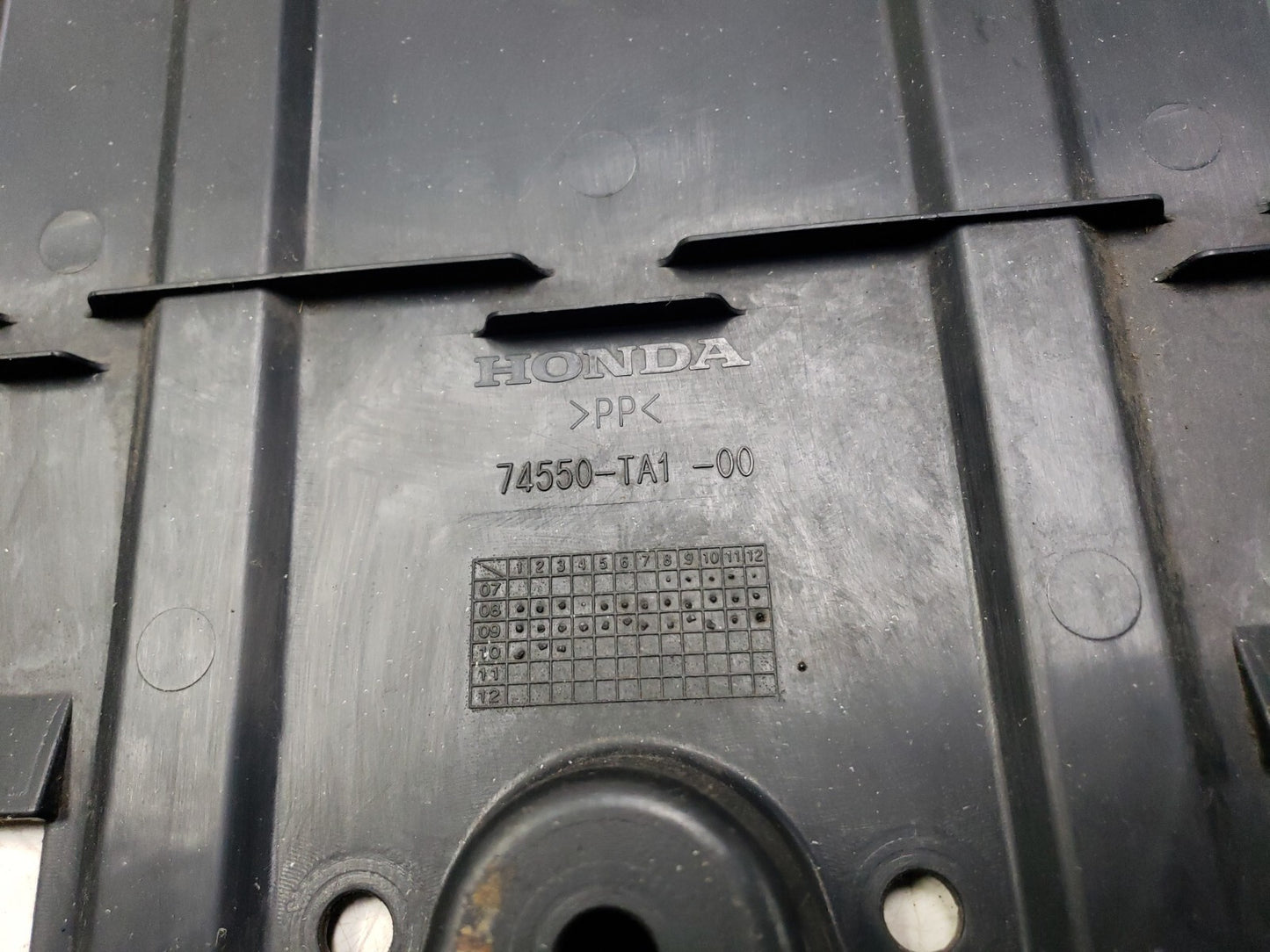 09 - 14 Acura Tsx Rear Body Under Cover Splash OEM