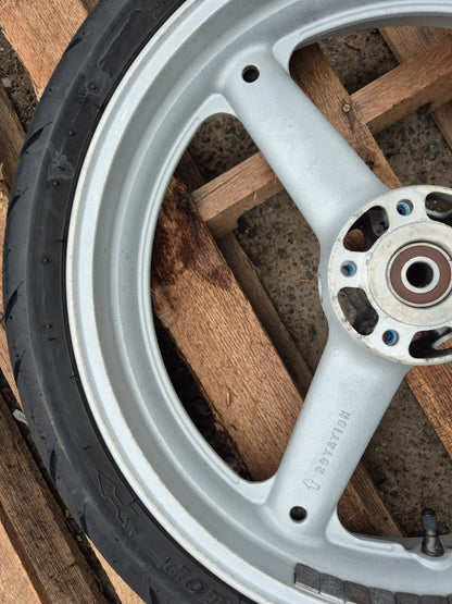 1999 Suzuki Katana 750 Gsx750f Wheel Rim W/ Tire Front & Rear OEM