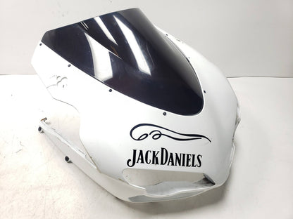 2008 - 2010 Ducati 848 Headlight Upper Cowl Fairing Nose W/ Windshield OEM