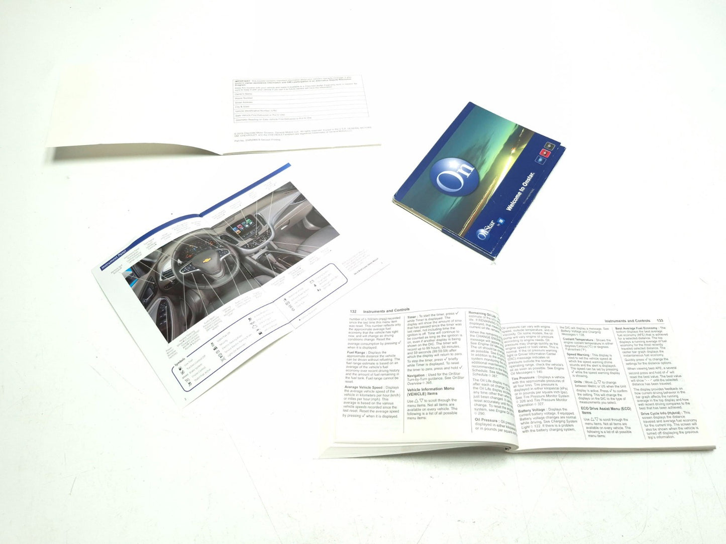 2017 Chevrolet Malibu Owner Manual OEM