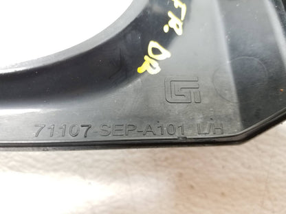 07 08 Acura Tl-s Front Bumper Fog Light Grille Driver Left Side 71107-sep.